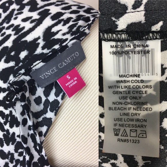 NWT Vince Camuto Leopard Blouse - Picture 8 of 10